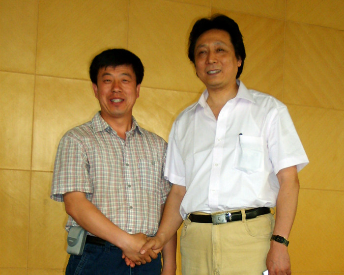 田伯平先生合影