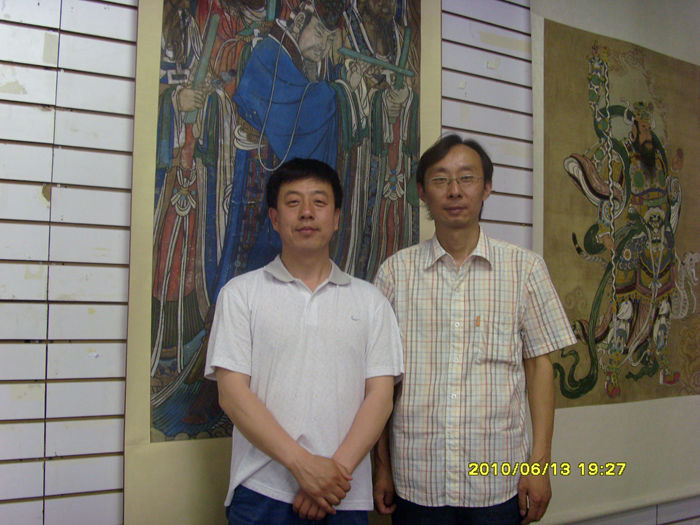 与冠华书画院唐晓斌院长