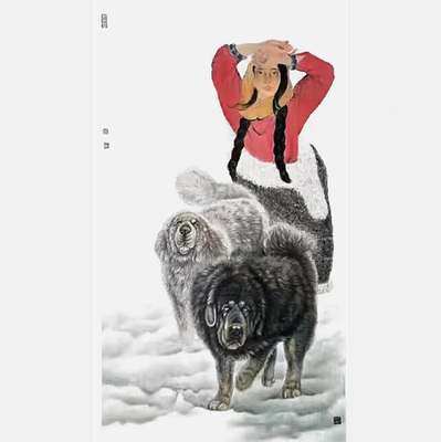 《晨曲》工笔画-张娟老师获奖作品
